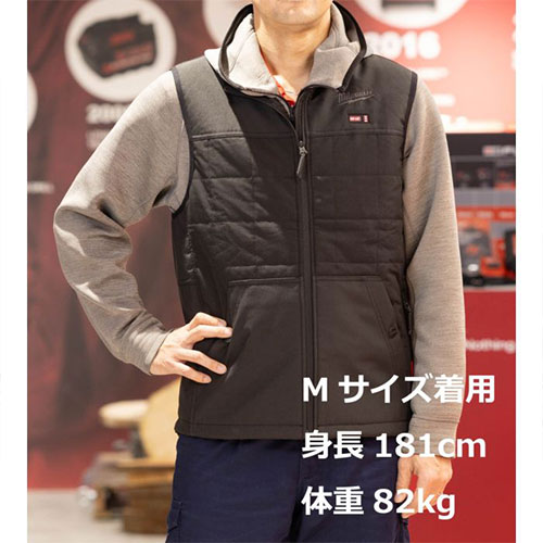 楽天市場】ミルウォーキー M12 ヒートベスト ブラック M12 HPVBL2