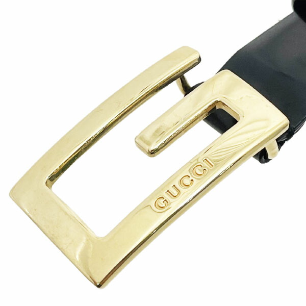 楽天市場】グッチ ベルト Gロゴ レディースベルト レザー 革 ブラック