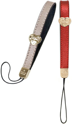 楽天市場】GUCCI グッチ 携帯ストラップインターロッキングハート