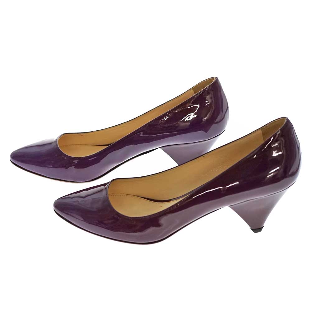 楽天市場】PRADA【プラダ】エナメルパンプス パテントレザー パープル
