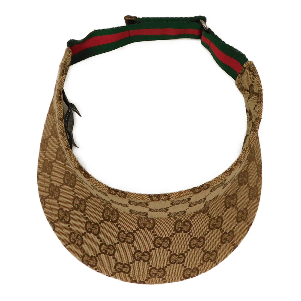 楽天市場】GUCCI グッチ キャンバス サンバイザー サイズS GG