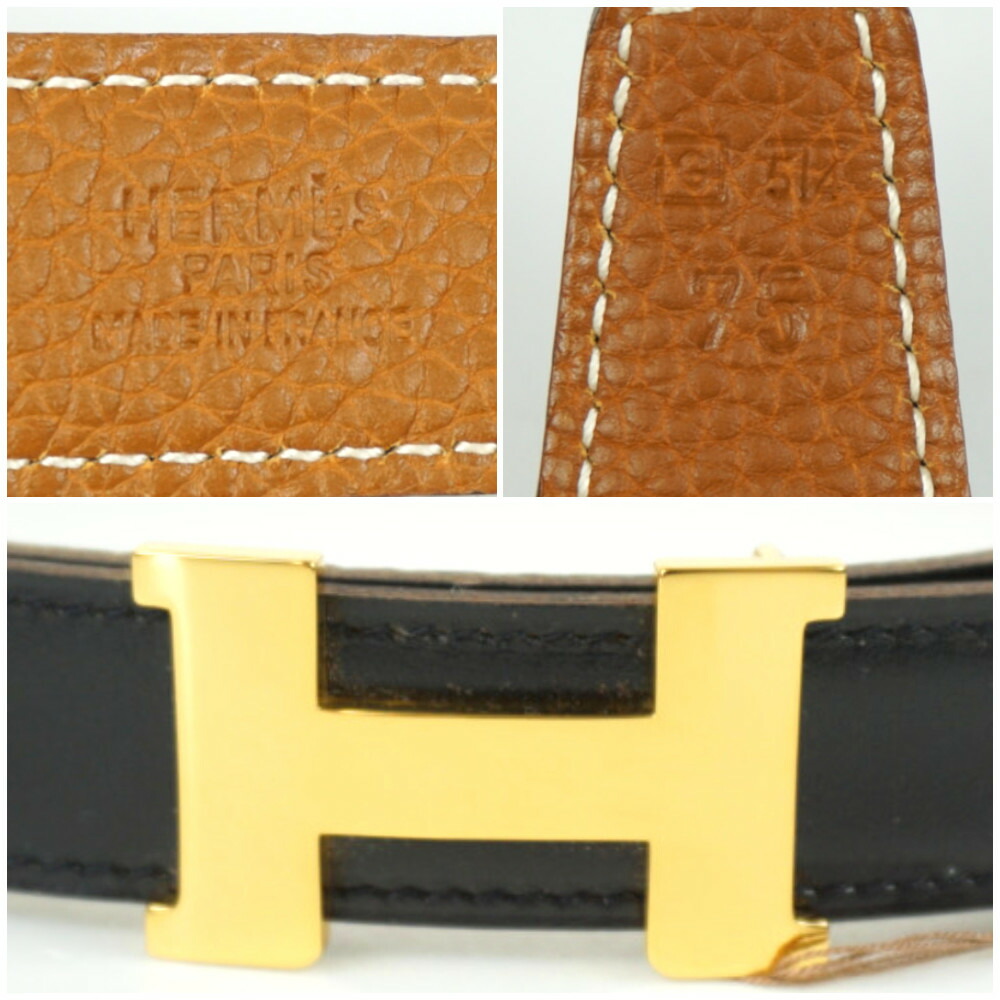 楽天市場】HERMES エルメス ミニコンスタンス リバーシブルHベルト