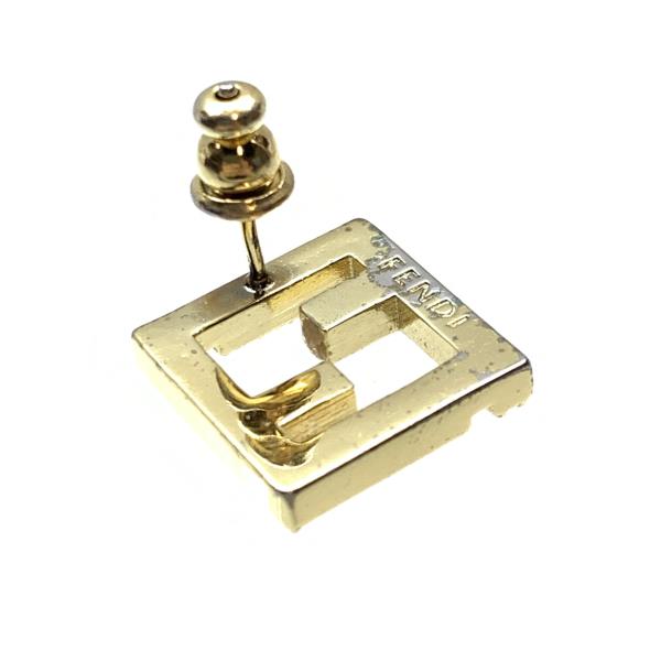 楽天市場】FENDI フェンディ ラインストーン ピアス ロゴ スタッド