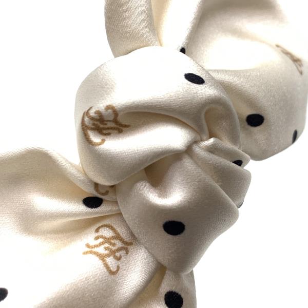 楽天市場】FENDI フェンディ バレッタ リボン シルク素材 ホワイト 白