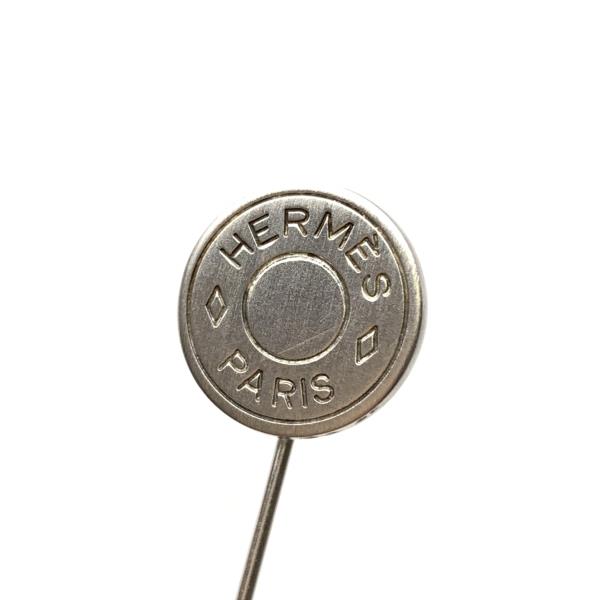 楽天市場】HERMES エルメス セリエ ピンブローチ 留め具 ラベルピン
