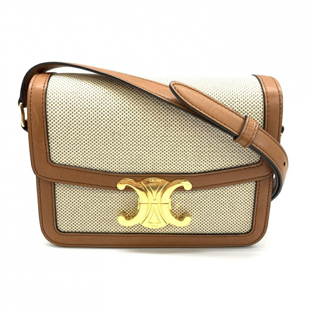 楽天市場】CELINE セリーヌ 188882EGC ティーン トリオンフ バッグ