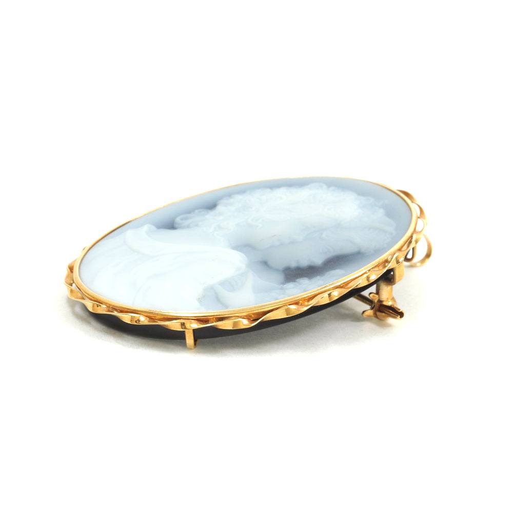 楽天市場】N【中古】【K18】カメオブローチ＆ペンダントトップ 約W3.0