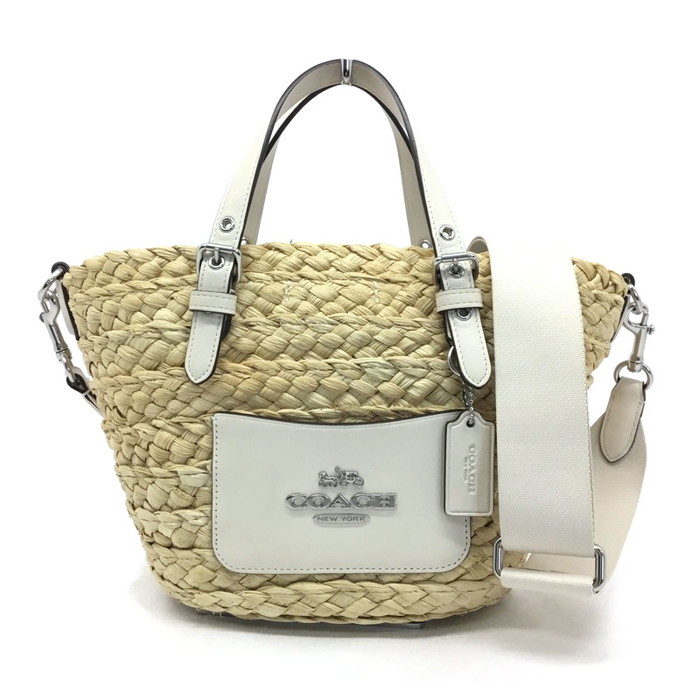 楽天市場】COACH【コーチ】スモールトートバッグ 2WAYバッグ かご