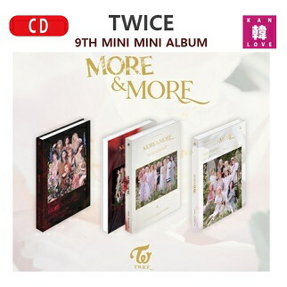 楽天市場】【おまけ別送】TWICE【MORE & MORE】CD アルバム 9th mini