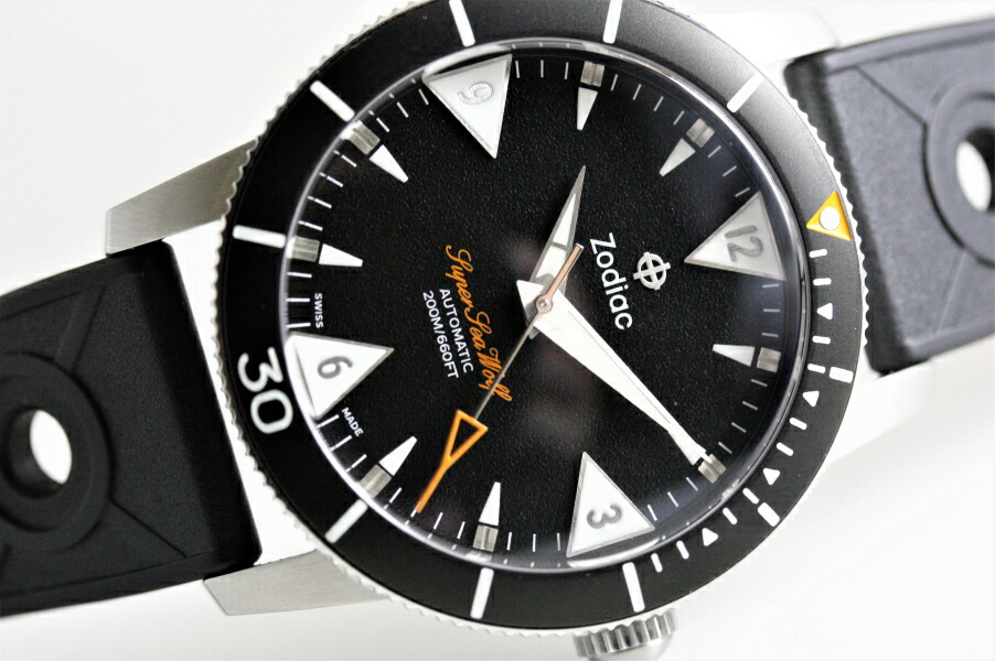 楽天市場】スイス製 ZODIAC ゾディアック Super Sea Wolf シーウルフ