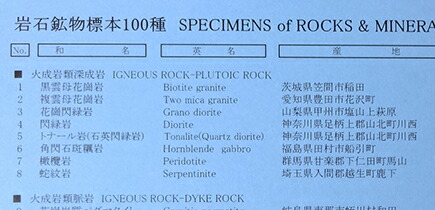 楽天市場】【正規品】 岩石・鉱物標本100種 : キッズマーケット