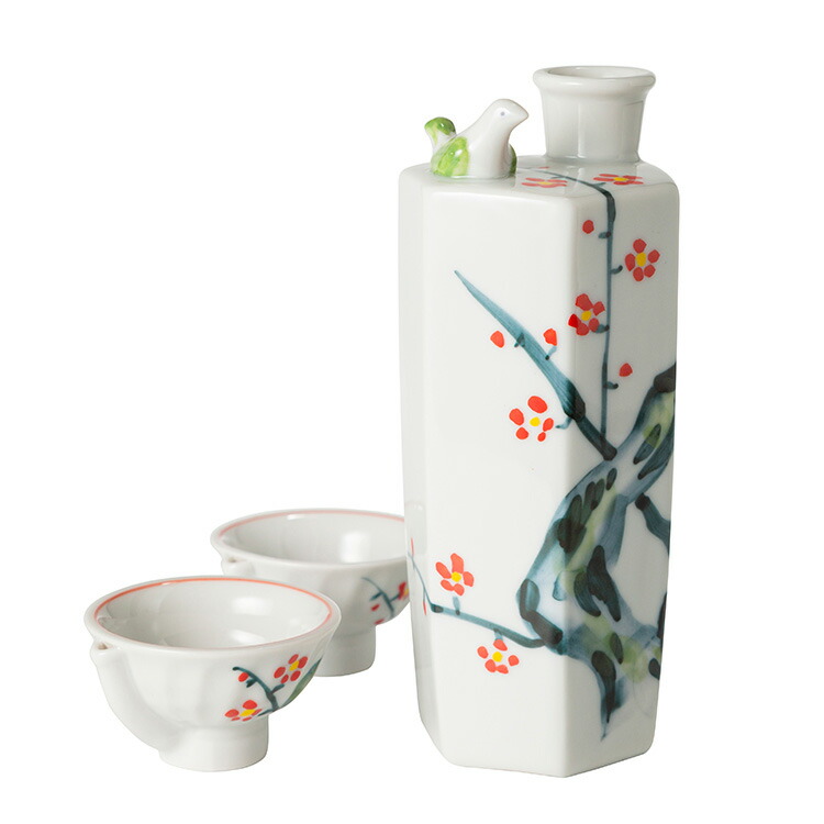 楽天市場】かわいい音色を奏でます。「うぐいす酒器セット 徳利1＆盃