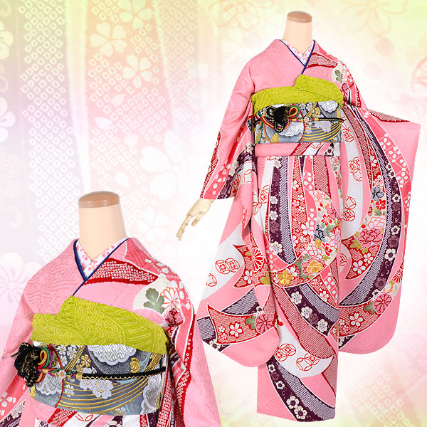 楽天市場】【成人式 振袖 レンタル】RS1542 正絹 束ね熨斗フルセット