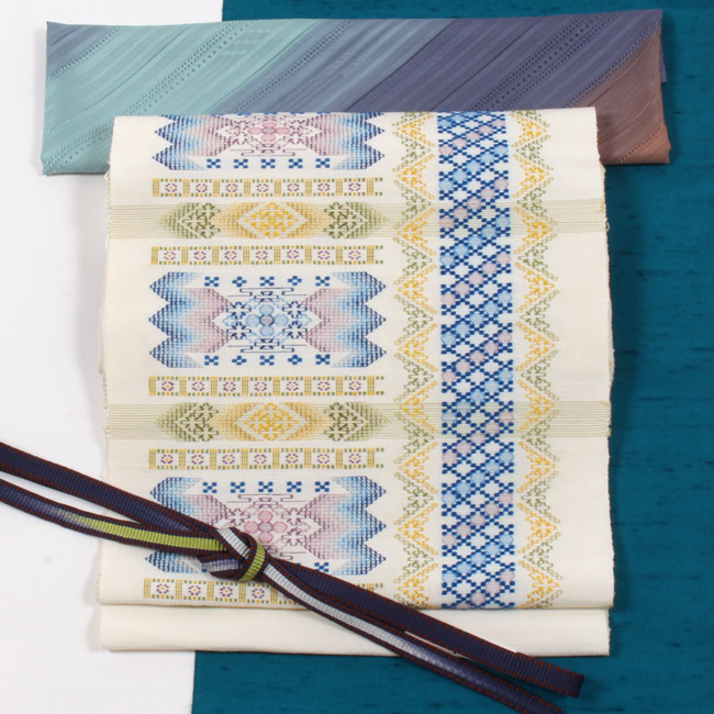 楽天市場】【3/4 20時〜☆20%OFF】【読谷山花織】 特選九寸名古屋帯