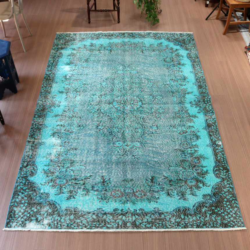 幾何学模様 ラグ トライバル カフカス地方 キリム ビンテージ