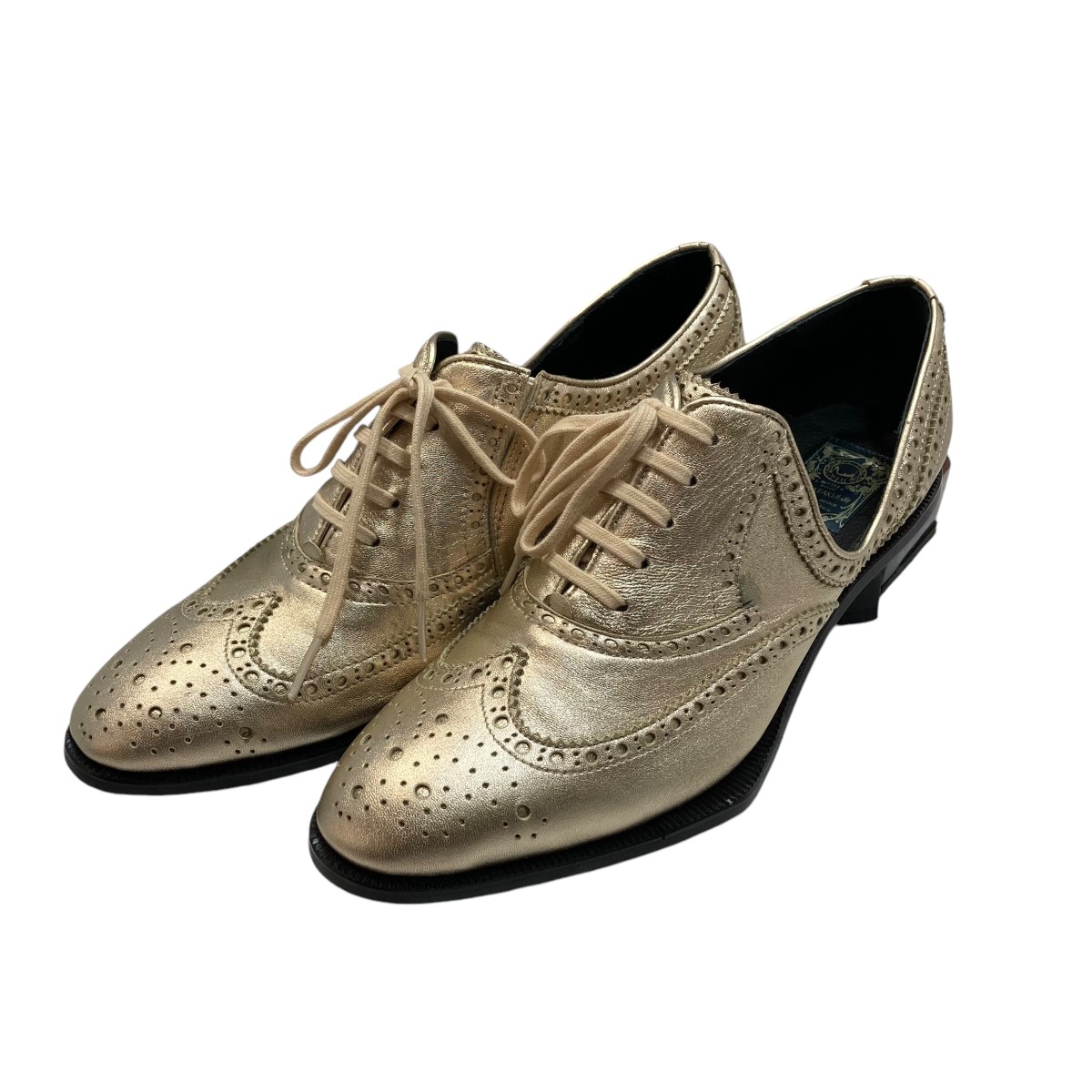 楽天市場】【中古】mabataki美雨レザーシューズ ゴールド サイズ：39