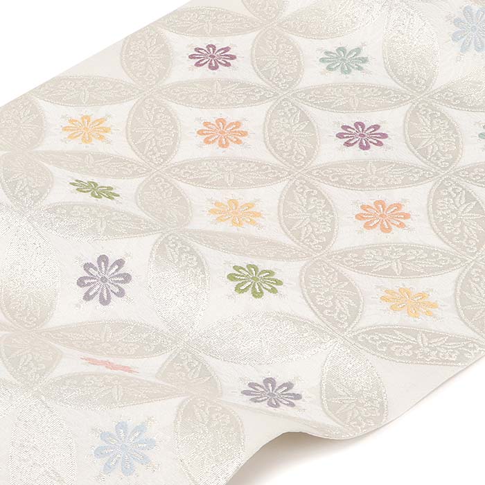 楽天市場】袋帯 フォーマル 黒留袖 色留袖 訪問着 銀 七宝 華紋 丸勇