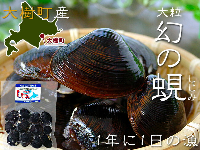 楽天市場】まぼろしのしじみ300g【北海道大樹町産幻の蜆】大粒のシジミ