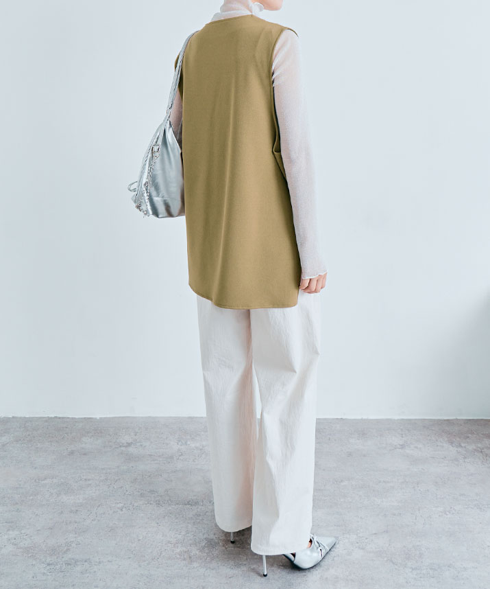 楽天市場】ベスト《全方向ストレッチ深Vネックベスト》全7色 2サイズ