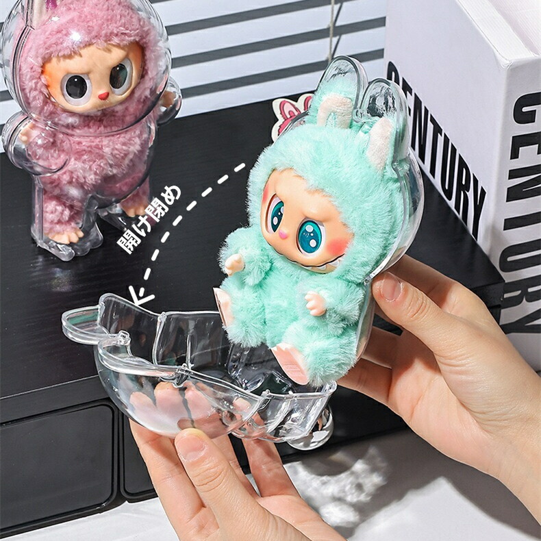 楽天市場】おもちゃ保護ケース LABUBU ラブブ 第1/2/3世代 クリア 透明