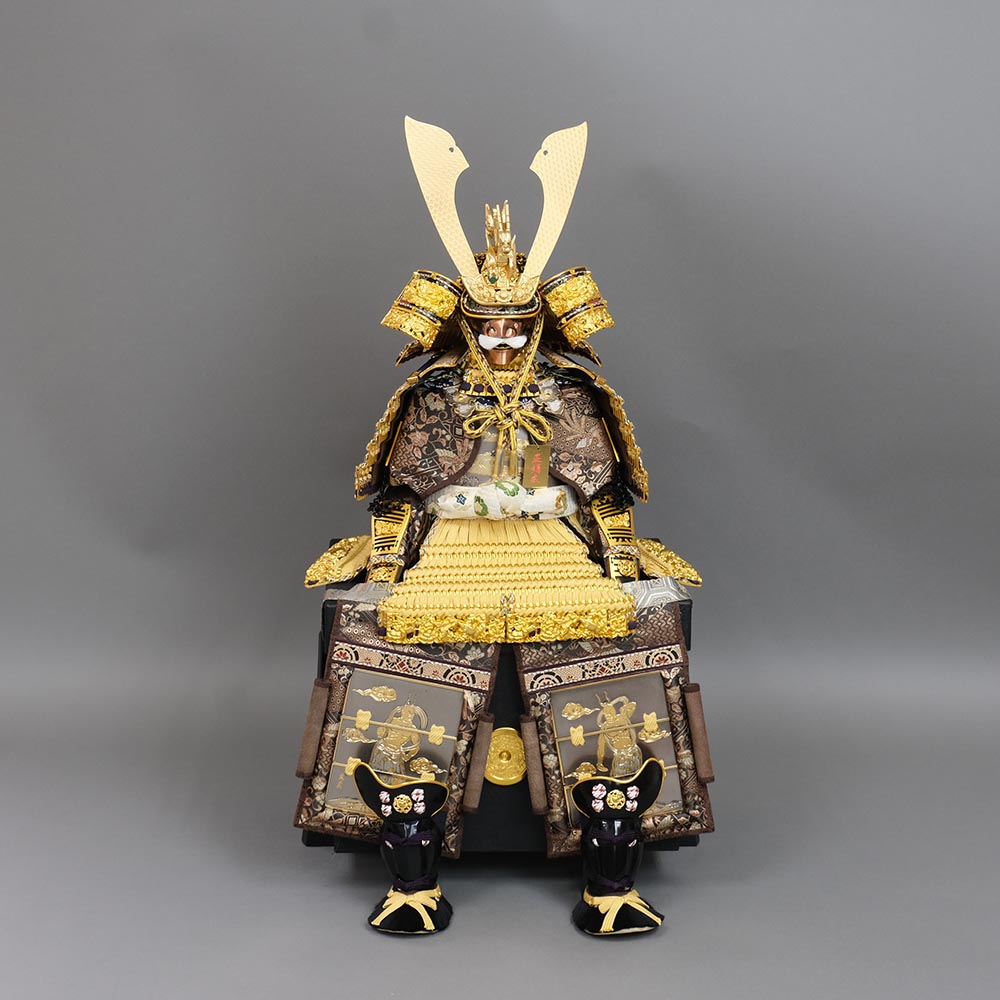 楽天市場】五月人形 久月 鎧平飾り 端午の節句 兜 鎧兜 鎧飾り 家紋