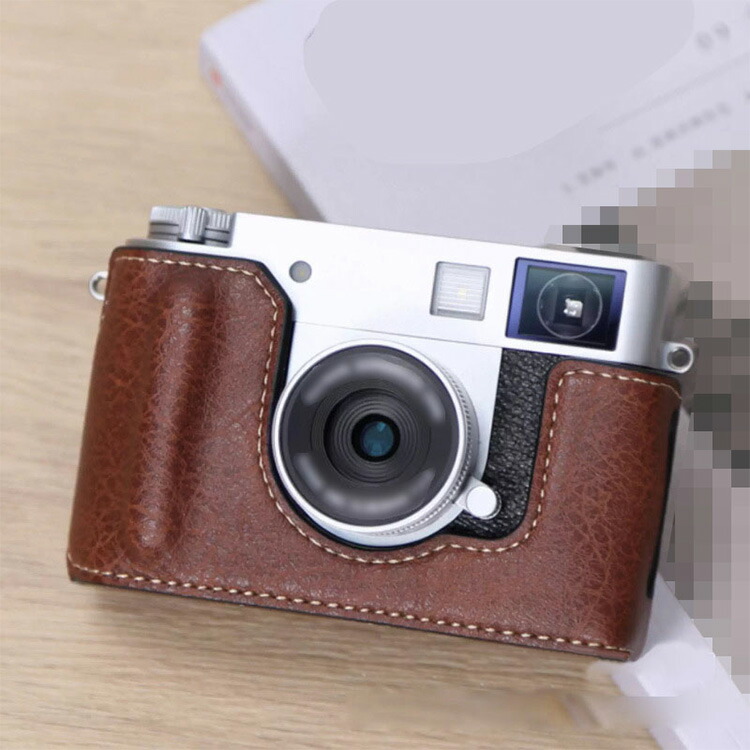 楽天市場】FUJIFILM X half X-HF1 ケース PUレザーハーフケース ハーフ