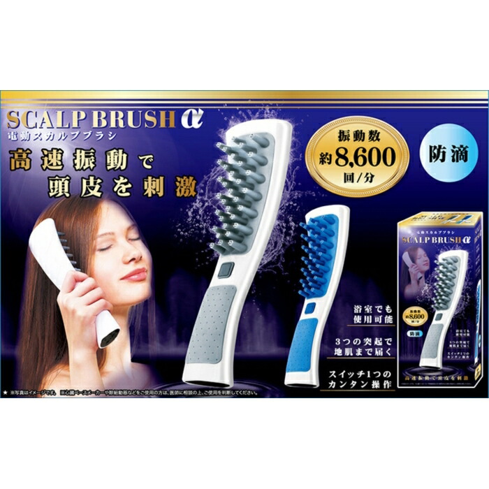 楽天市場】電動スカルプブラシα グレー ピーナッツクラブ AH9671AA