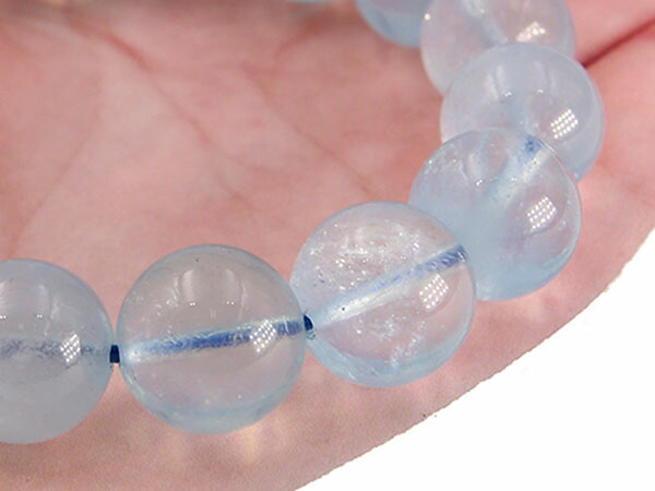 楽天市場】【 高品質 1点もの 】 天然石 アクアマリン ブレスレット