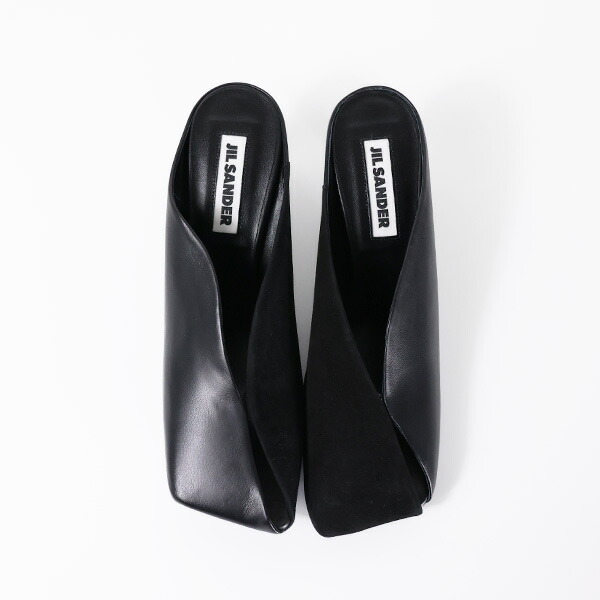楽天市場】Jil Sander ジルサンダー Square Toe Leather Mules