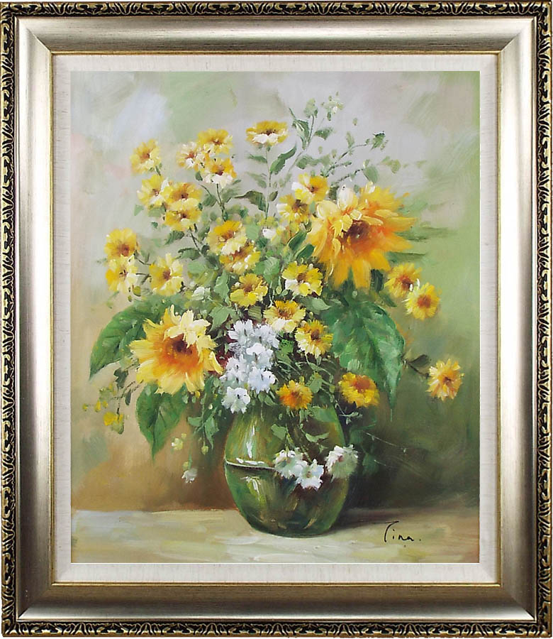 楽天市場】花の絵 絵画 油絵 アートパネル開業祝い 開院祝い「花瓶の