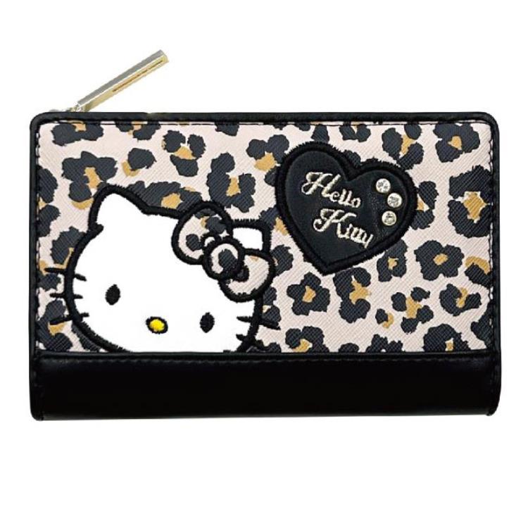 楽天市場】ハローキティ LF 深札入れ ヒョウ柄 財布 レディース 二