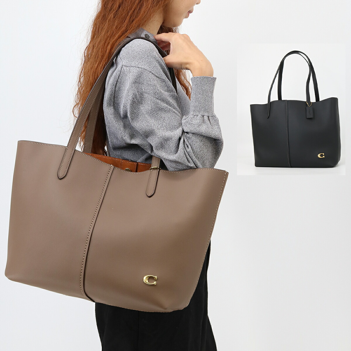 楽天市場】□COACH コーチ レザートートバッグ CR664 レディース A4