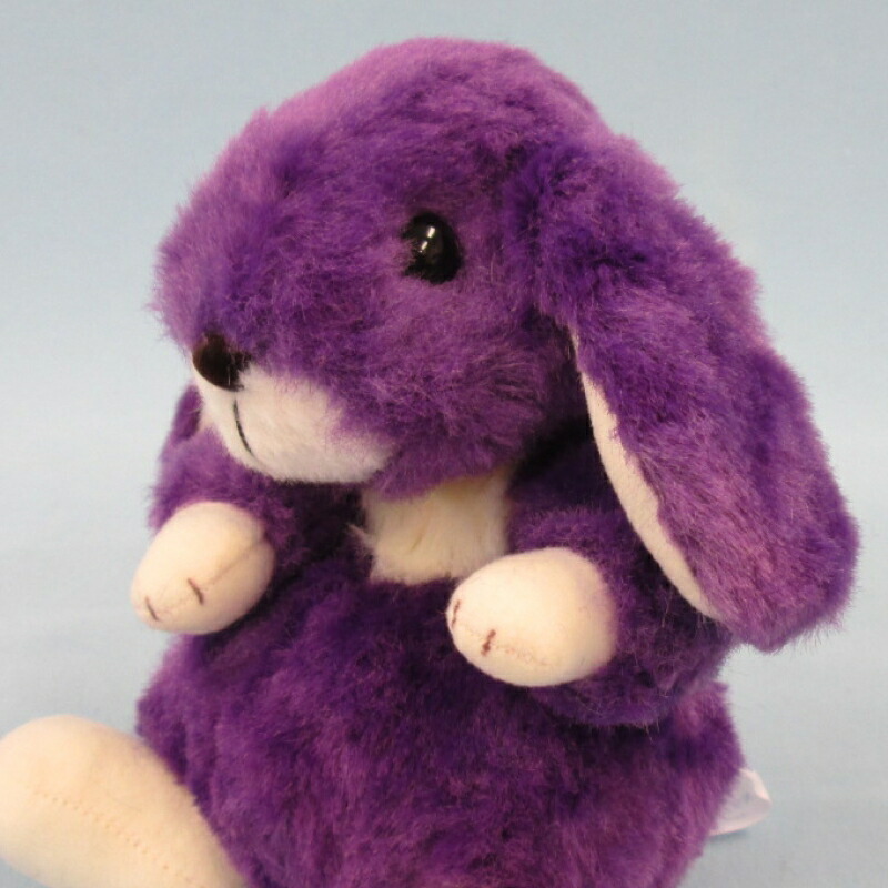 楽天市場】うさぎ ぬいぐるみ ロップイヤー Mサイズ グレープ 紫