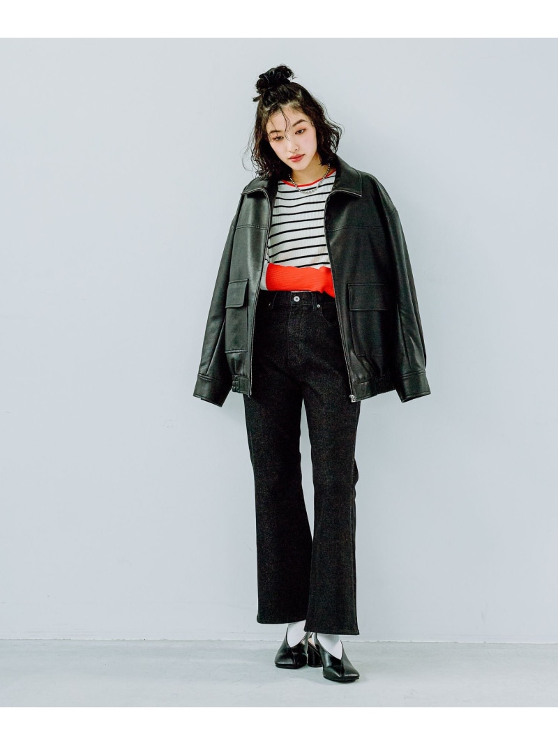 楽天市場】フェイクレザーブルゾン LEPSIM レプシィム ジャケット