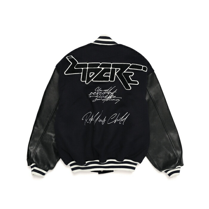 楽天市場】LIBERE リベーレ レザースリーブ スタジアム ジャケット