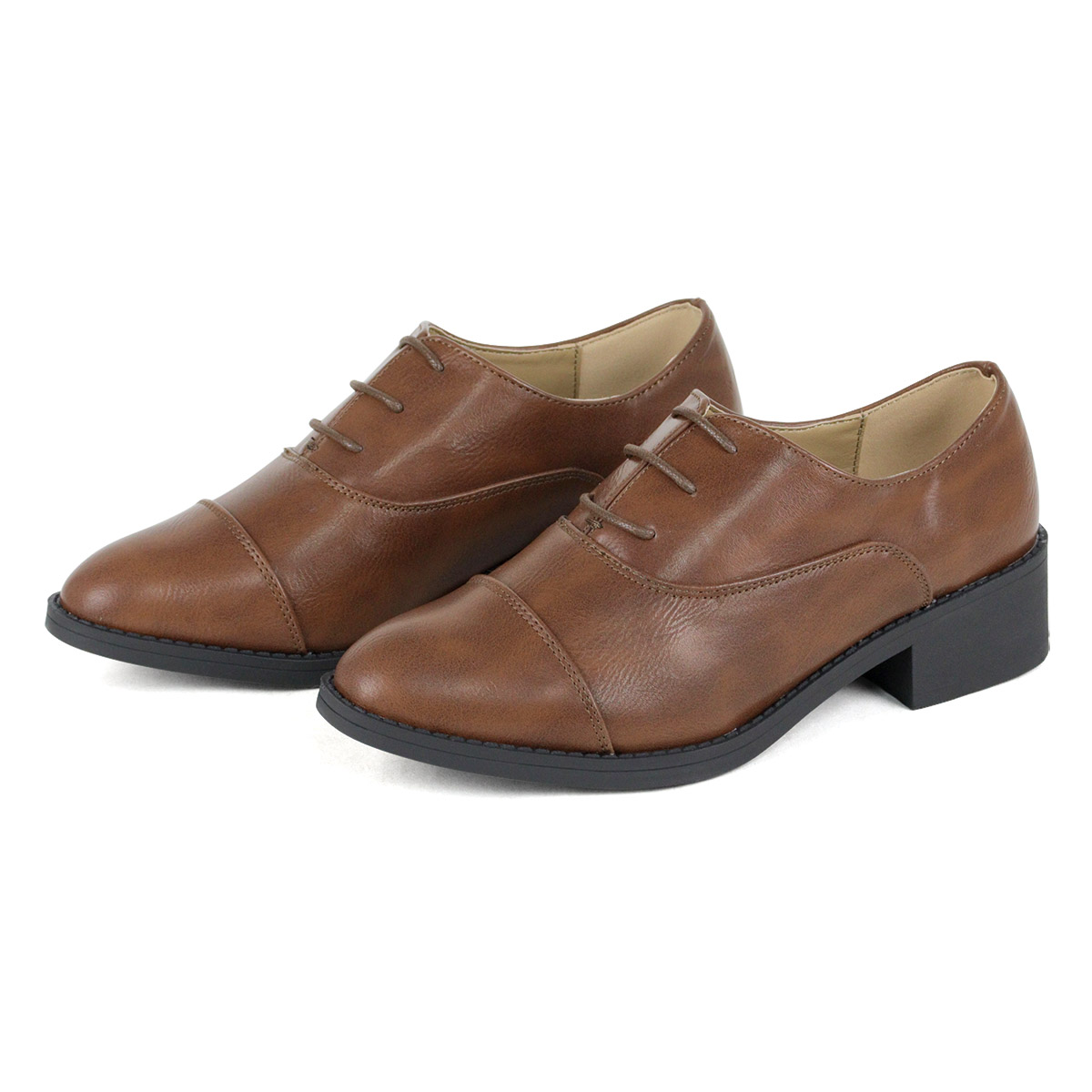 楽天市場】オックスフォードシューズ レディース 黒 レースアップ