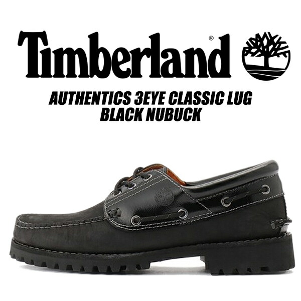 楽天市場】Timberland AUTHENTICS 3EYE CLASSIC LUG BLACK NUBUCK