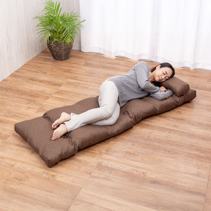 楽天市場】コンパクト リクライニングベッド ごろ寝ベッド カウチ