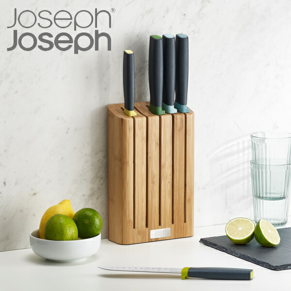 楽天市場】Joseph Joseph 包丁 5本セット ナイフブロック付 バンブー