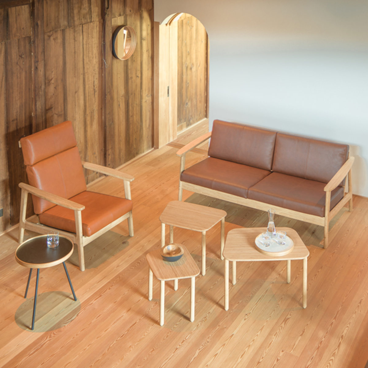 楽天市場】ネストテーブル 3個セット 幅45〜65 竹製 （ テーブル 日本