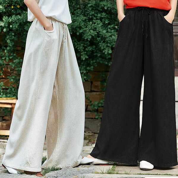 楽天市場】ワンドパンツ レディース ガウチョパンツ サルエルパンツ