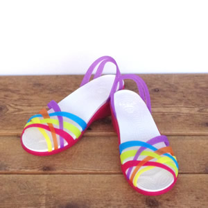 楽天市場】クロックス/CROCS ワラチェ ミニ ウェッジ ヒールサンダル