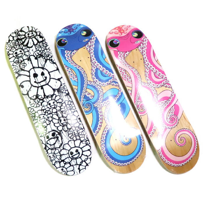 楽天市場】TAKASHI MURAKAMI / 村上隆Octopus Skate Deck & MADSAKI