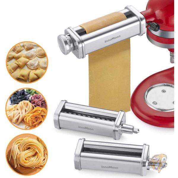 楽天市場】パスタローラー＆カッターアタッチメント3点セット InnoMoon