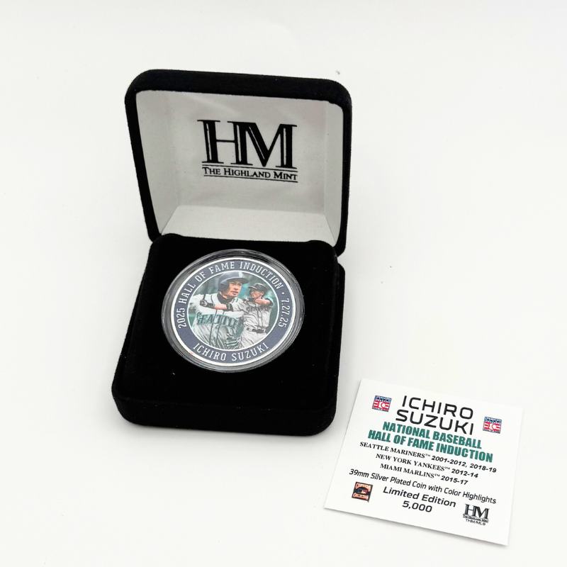 楽天市場】イチロー 米野球殿堂入 記念コイン イチロー 鈴木 2025