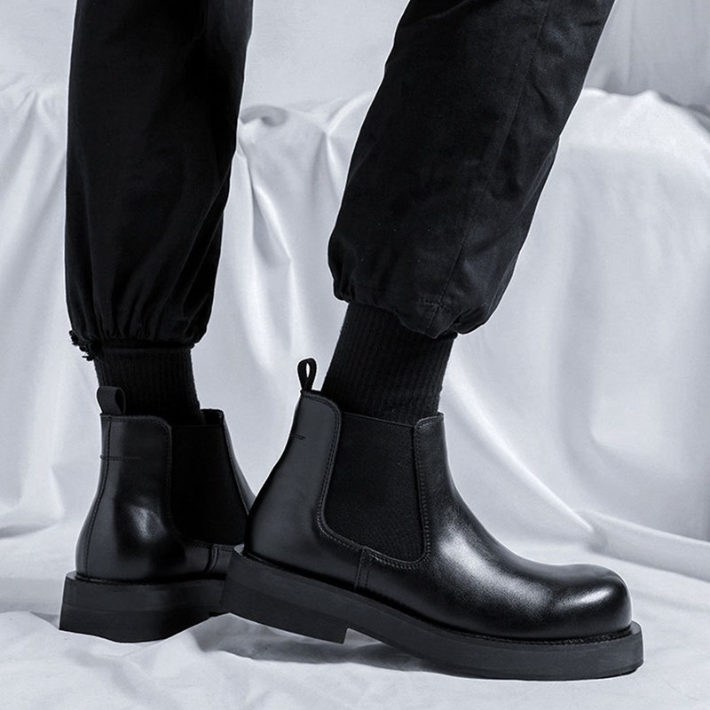 楽天市場】メンズ チェルシーブーツ ショートブーツ ビジネスブーツ