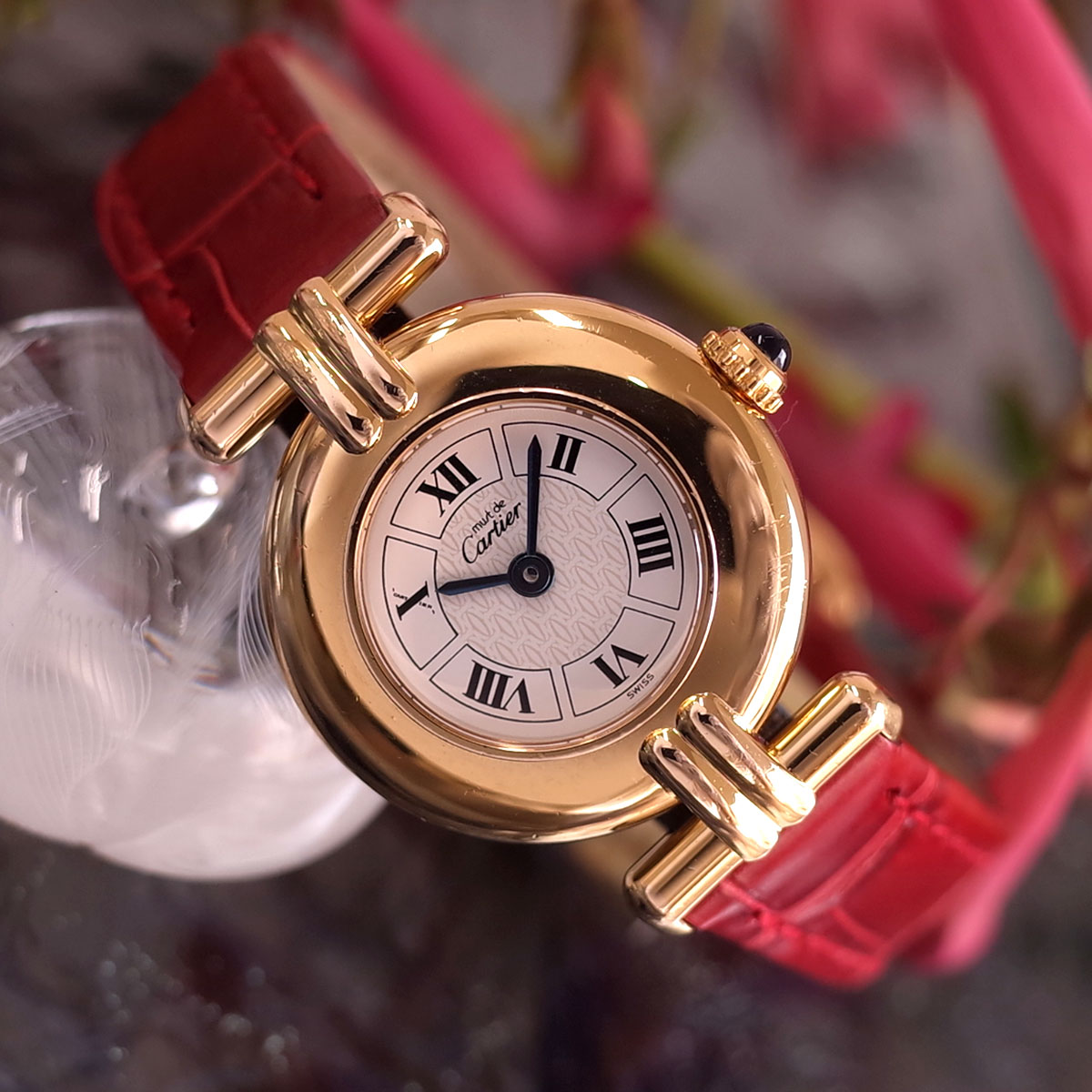 楽天市場】カルティエ マストコリゼ W1009954 ヴェルメイユ 純正革