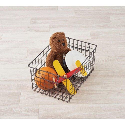 楽天市場】パール金属公式 バスケット ブラウン Llサイズ スタッキング