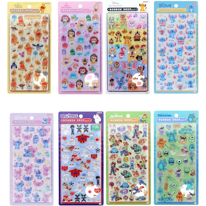 楽天市場】ディズニー キャラクター ボンボンドロップシール サン