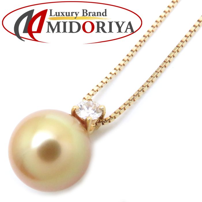 楽天市場】TASAKI 田崎真珠 ゴールデンパールネックレス K18YG 真珠9